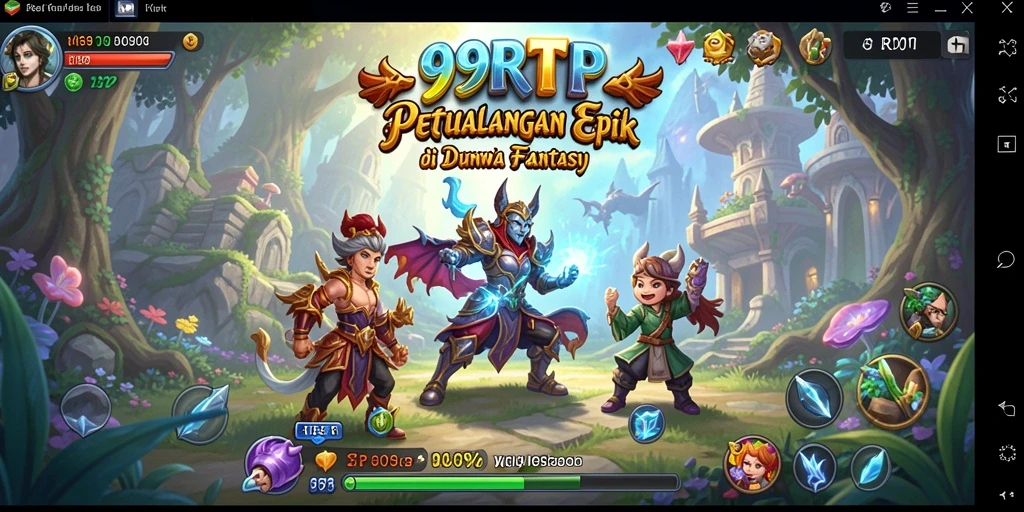 Tampilan gameplay yang epik dan mendebarkan di 99RTP.