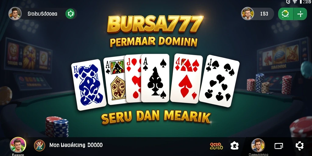 Tampilan gameplay menarik dalam BURSA777 dengan desain yang modern.