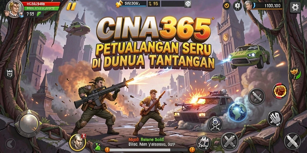 Tampilan gameplay <strong>CINA365</strong> yang menampilkan aksi seru di dunia petualangan.