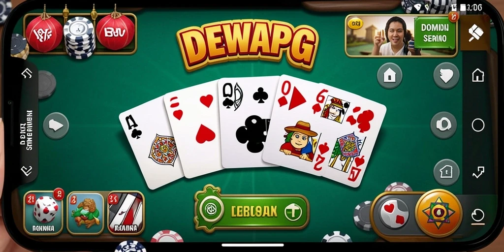 Tampilan menakjubkan dari gameplay Domino DEWAPG.