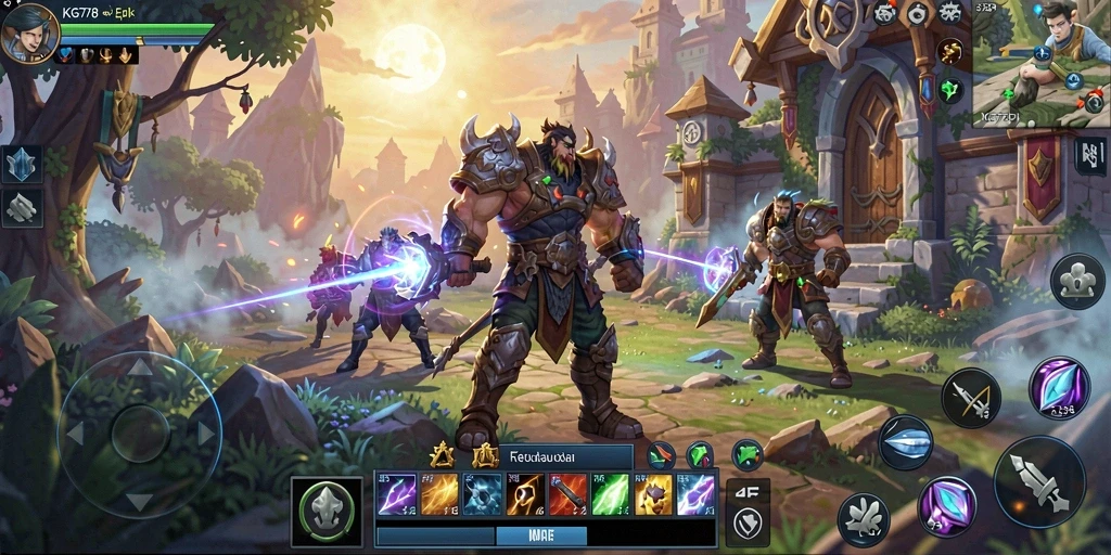Screenshot menampilkan aksi seru dalam permainan MMORPG KG778.