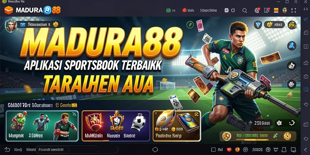 Tampilan menarik dari permainan taruhan di MADURA88.