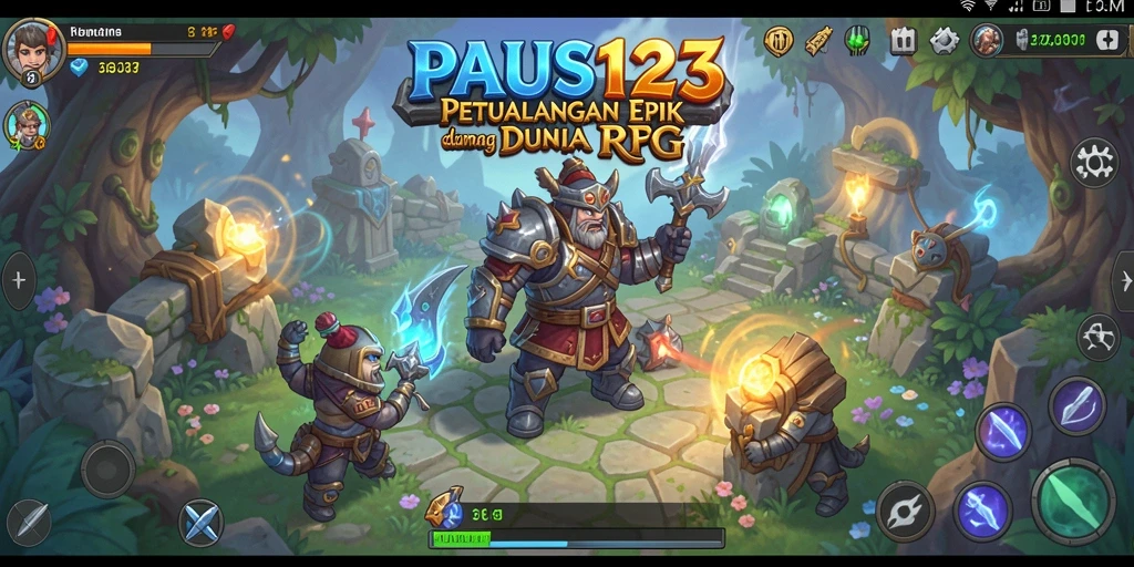 Tampilan epik pertarungan dalam game PAUS123 yang menegangkan.