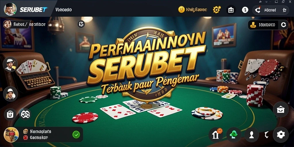 Tampilan menyerupai kasino dengan gameplay Poker yang seru.
