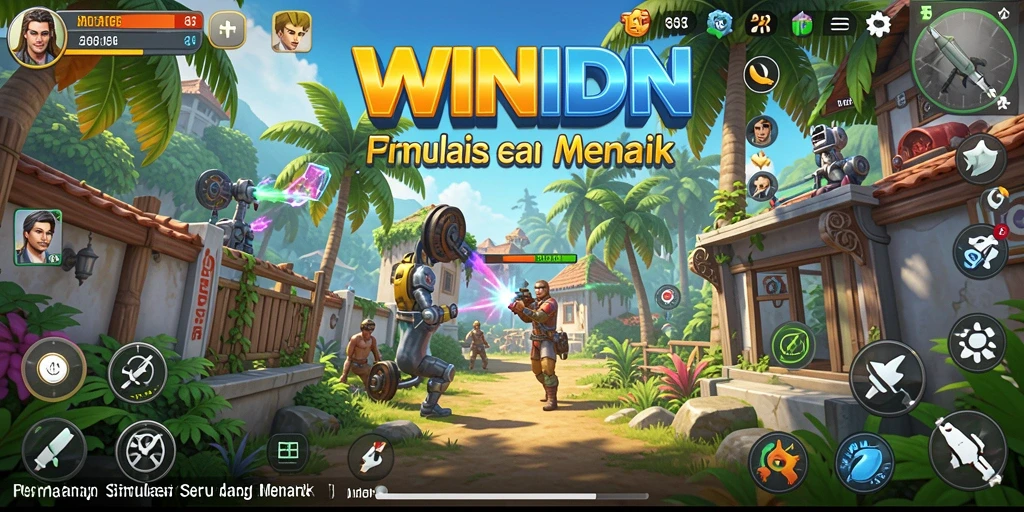 Tampilan gameplay menarik dari game simulasi WINIDN.