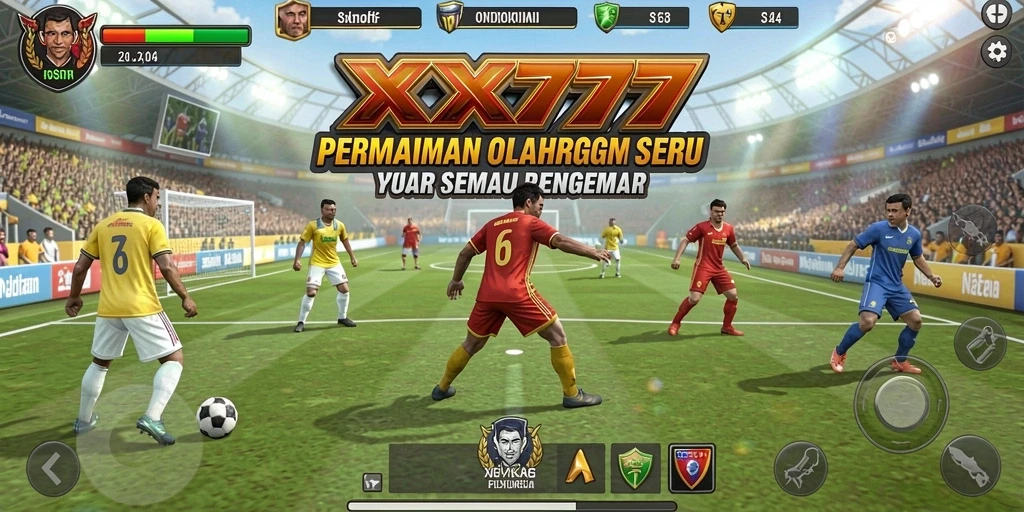 Gameplay seru di XXX777 menampilkan aksi olahraga yang mendebarkan.