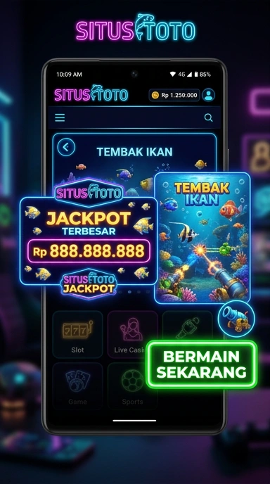 Tampilan antarmuka situstoto yang menarik dan user-friendly.